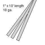 Hanger Strap (18ga) (15%) 1"x 10'