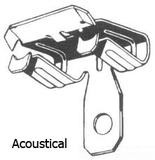 CADDY CLIPS - ACOUSTICAL (SOLD INDIVIDUALLY)
