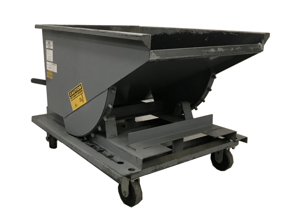 TRASH DUMPSTER HOPPER W/WHEELS