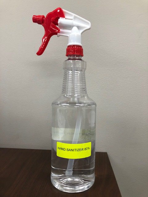 HAND SANITIZER LIQUID (80%) 32 OZ BOTTLE