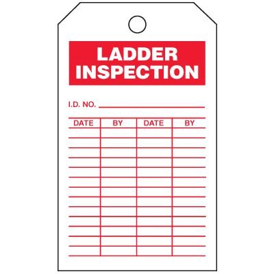 LADDER INSPECTION TAGS (EACH) - 25/PKG