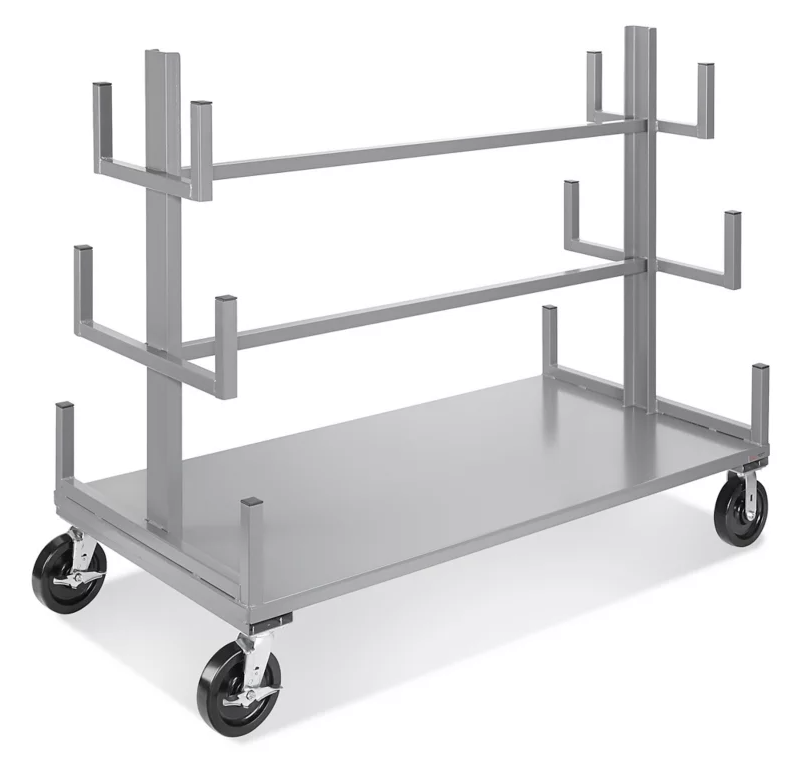 ROLLING MOBILE PIPE RACK